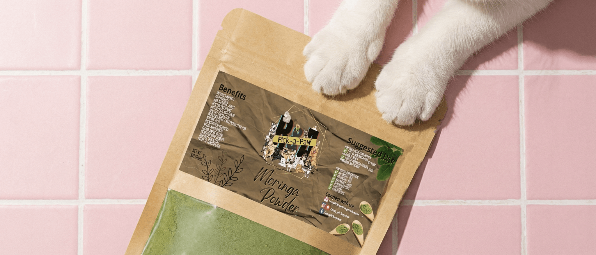 MORINGA POWDER - 100 GRAMS - RNA Pick a Paw