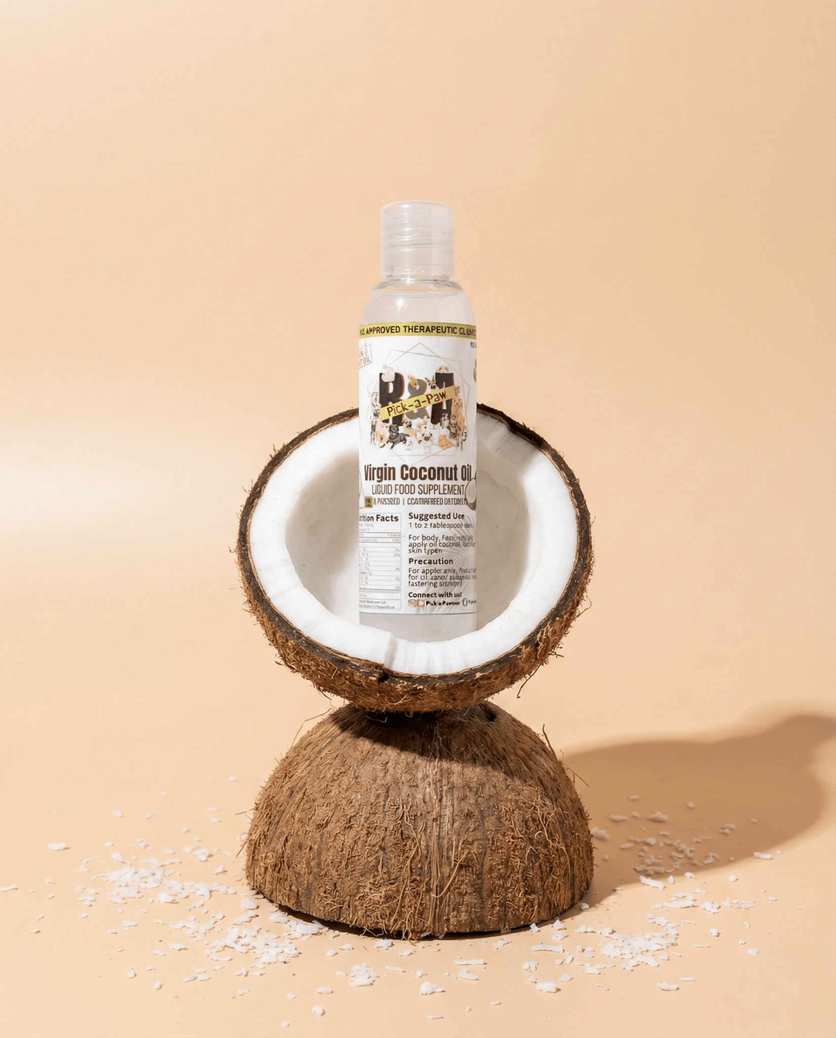 Virgin Coconut Oil Liquid for Hoomans & Pets - RNA Pick a Paw